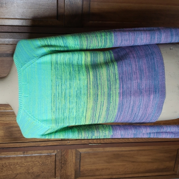 Maui & Sons Ombre Knit Sweater, Sz S - Picture 2 of 7